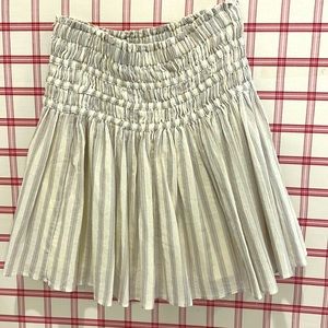 Madewell Smocked Pull-on Mini Skirt